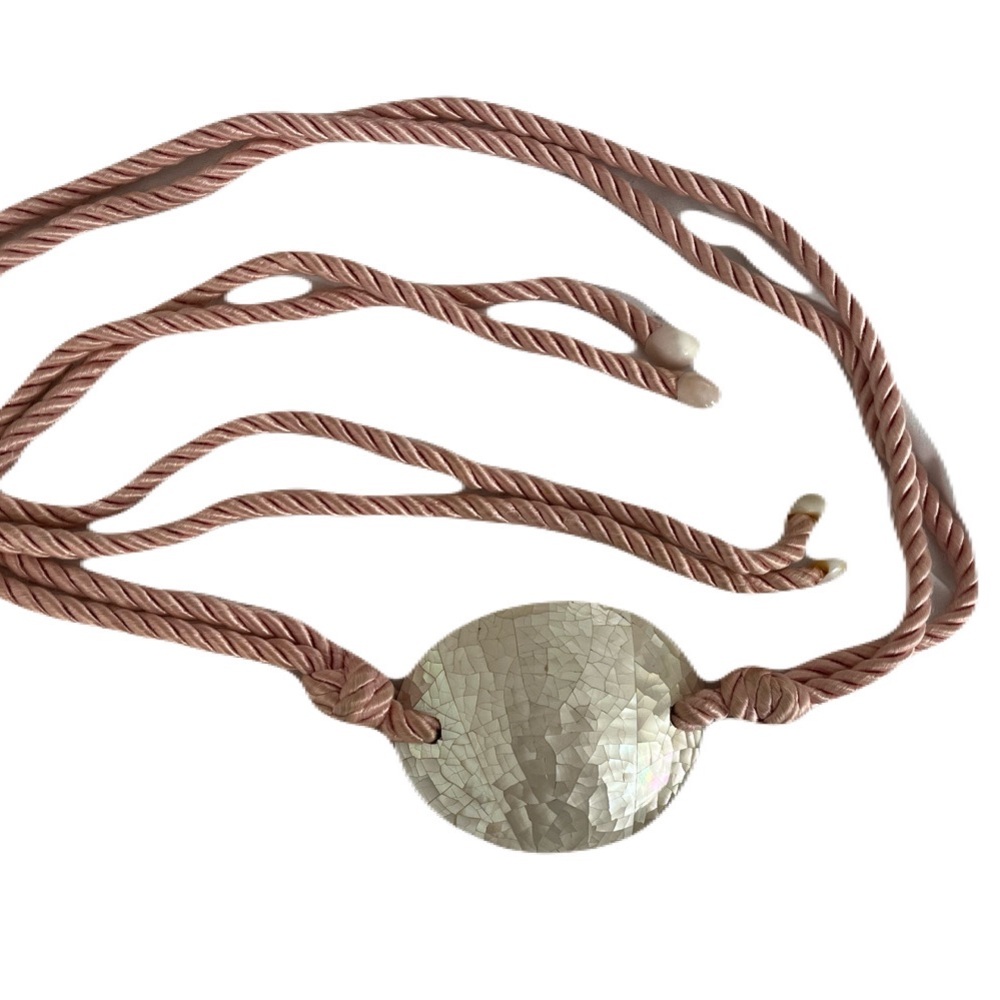 Rope and shell Retro Belt